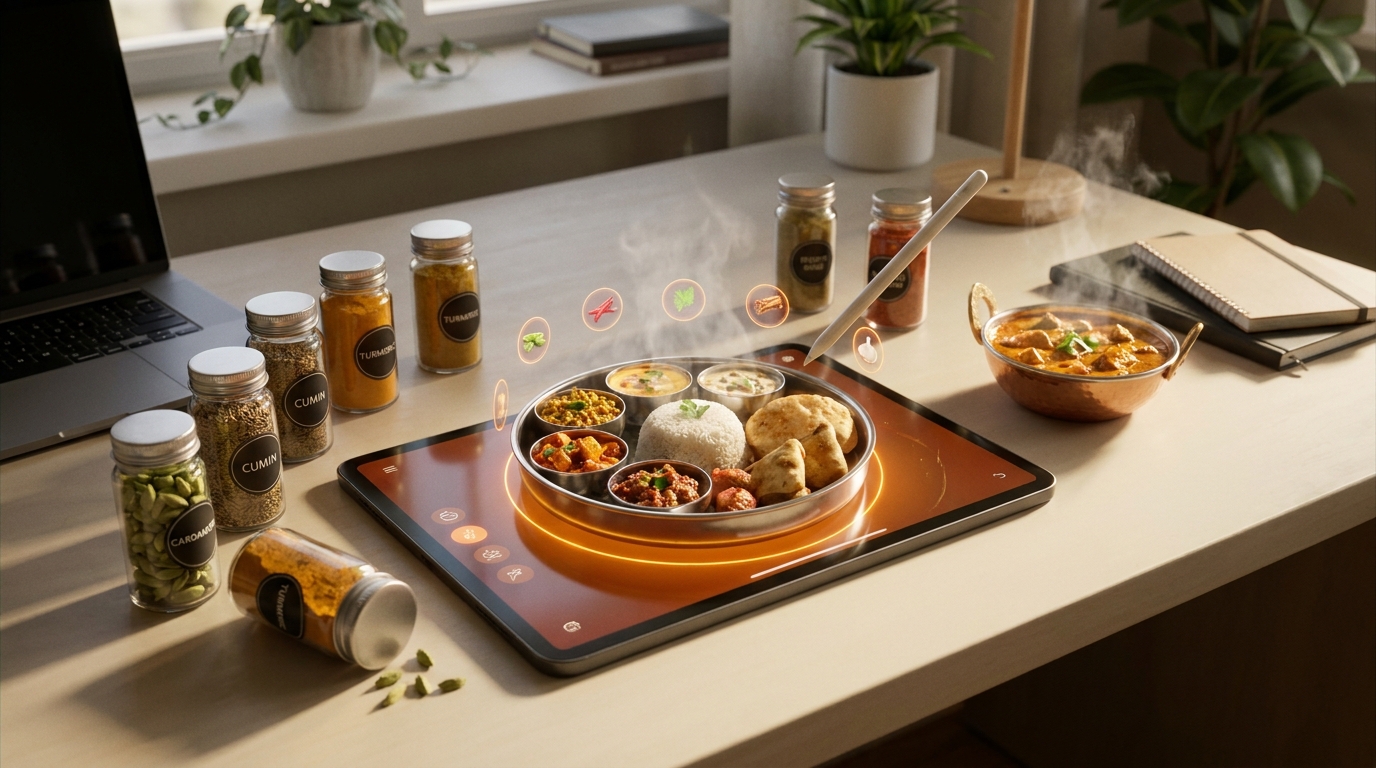 How 3D Interactive Recipe Pages Revolutionize Indian Food Blogs