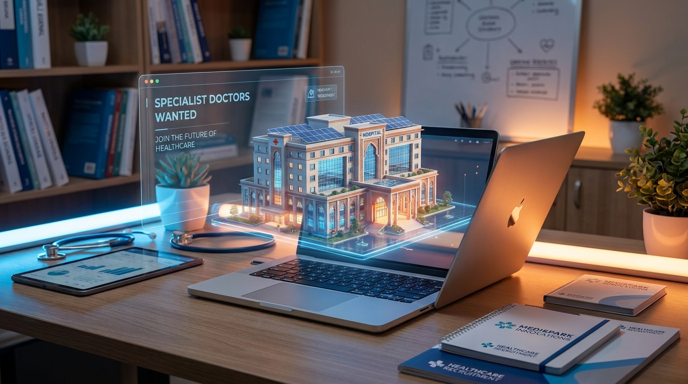 How 3D Recruitment Pages Help Indian Healthcare Startups Attract Specialists