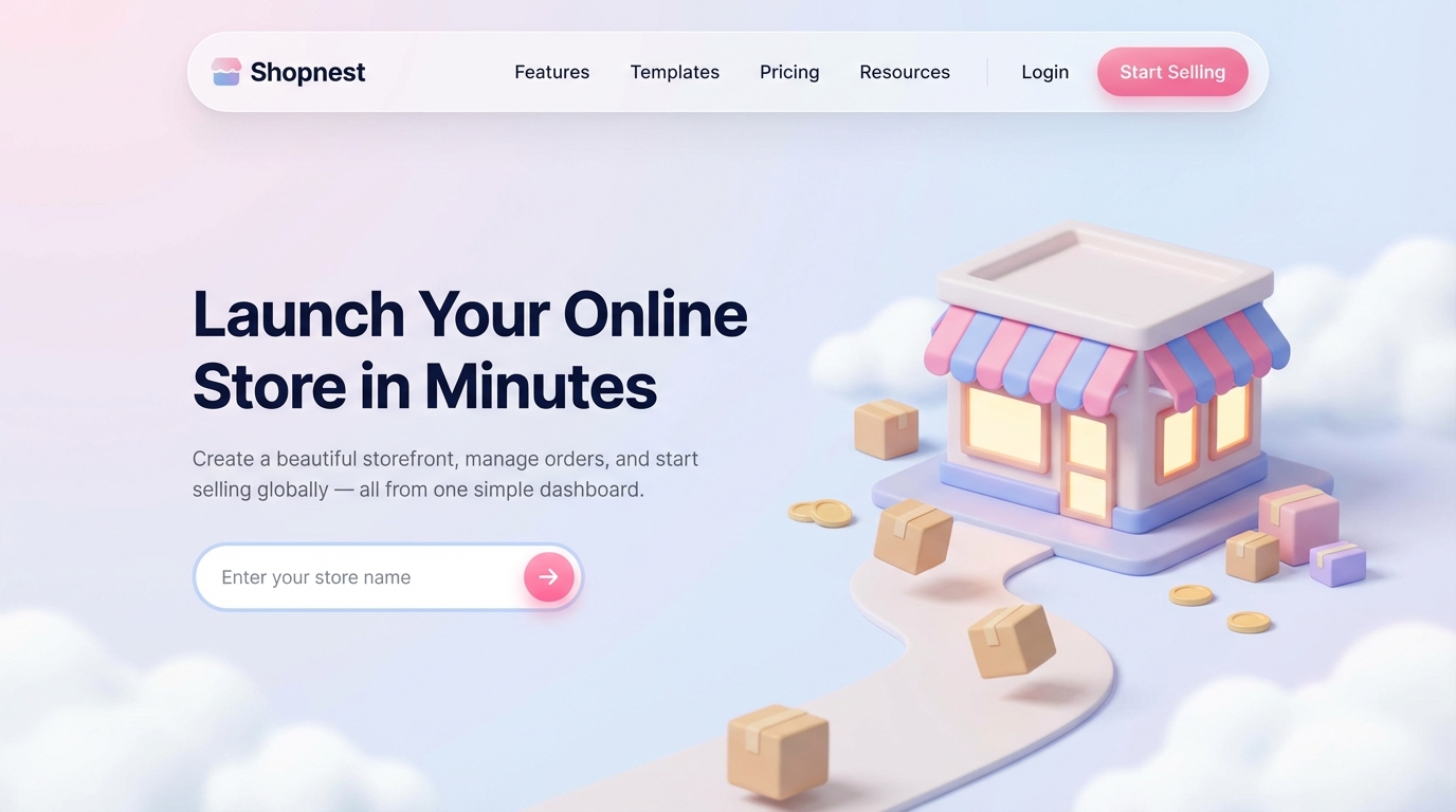 Shopnest — Ecommerce