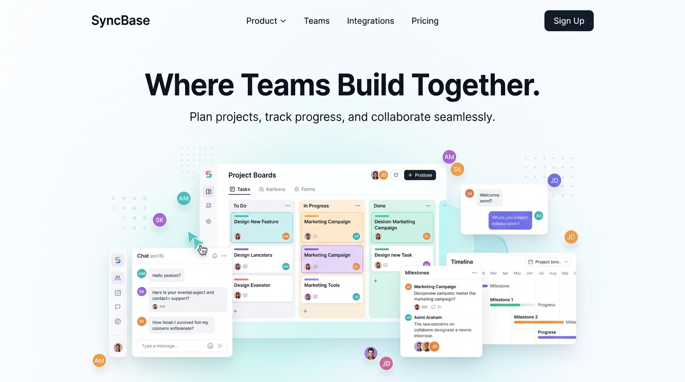 SyncBase — Team Collaboration