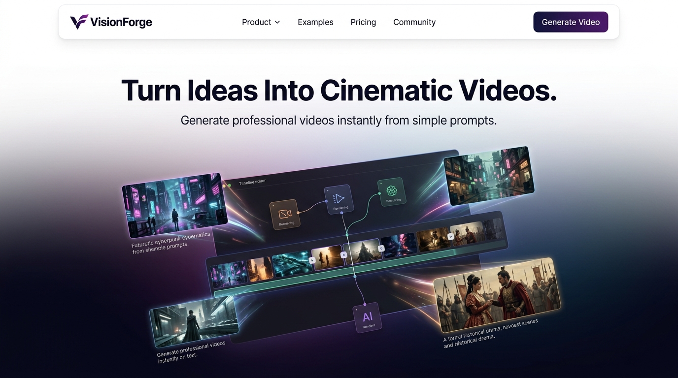 VisionForge — AI Video